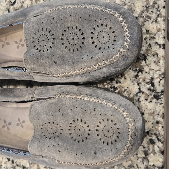 SKECHERS BIKERS TRAFFIC CASUAL WALKING SNEAKERS. SIZE 10. GREY. - Picture 8 of 13